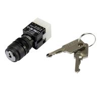 DECA 1384380 ADA16K6-AR0-CA Interruttore a chiave 250 V/AC 5 A 1 x Off / On 1 x