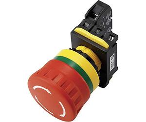 Deca A20B-V4E12R Interruttore di Arresto di Emergenza con Elemento di Contatto 240 V/AC 6 A 1 NA, 2 NC IP65 1 pz.