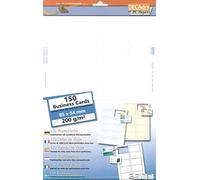 DECADRY - T012090 - Biglietti da visita - 85 x 54 mm - 200 gr - microperforati - bianco - Decadry - conf. 15 fogli da 10 biglietti - 38220 - Conf. da 1 Pz. - T012090