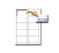 DECADRY - T012090 - Biglietti da visita - 85 x 54 mm - 200 gr - microperforati - bianco - Decadry - conf. 15 fogli da 10 biglietti - 38220 - Conf. da 1 Pz. - T012090