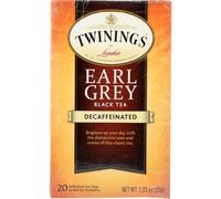 Decaffeinato Earl Grey Tè 20 Sacchetti (Contenitore Da 6) By Twinings