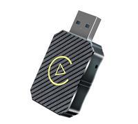 DECAIK Adattatore CarPlay Wireless per Renault Grand Scénic 2017 2018 2019 2020 2021 2022 2023 2024, Converte Cablato in Wireless, Dongle CarPlay Wireless Plug And Play, Connettività Bluetooth e WiFi