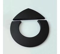 DECAIK Adesivo Emblema Logo Auto per Smart, Decorazione della Decalcomania Dell'autoadesivo del Distintivo del Logo Dell'auto, Auto Accessori,A Black