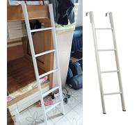 DECAKE Solo Scala per Letto a Castello in Metallo - Scala Corta per Letto Singolo per Camper da 45/50/55/59/63/65/69/71/73 Pollici con Ganci, Scala a gradini per mobiletto da Cucina per c