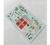 Decal 1.18 1/18 for HAMILTON 2011 MCLAREN F1 + SIN driver car model Top Model