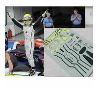 Decal 1.18 1/18 for JANSON BUTTON F1 BRAWN WORLD CHAMPION driver car model auto