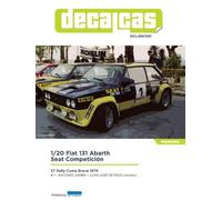 Decal 1/24 Fiat 131 Abarth Costa Brava 1979 - Decalcas - DCL-DEC051