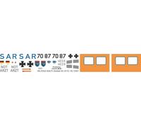 Decal 323 Bell UH-1D Esercito Tedesco SAR 41 70+87
