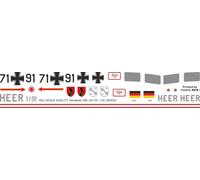 Decal 356 Bell UH-1D Bundeswehr Heer 71+91
