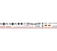 Decal 589 Bell UH-1D Bundeswehr Heer 72+75