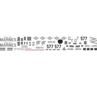 Decal 612 Bell UH-1Y Venom US Marines HMLAT-303 169242