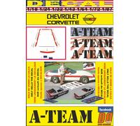DECAL "A - TEAM" CHEVROLET CORVETTE 1984 (04)