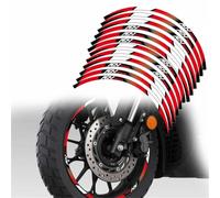 Decal Adesivo Per Mozzo Ruota Riflettente Accessori Per Moto Per Interno Del Decalcomanie, Nastro Per Cerchioni ADV350 ADV-350(Red)