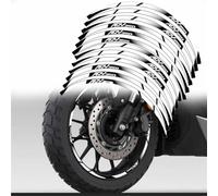 Decal Adesivo Per Mozzo Ruota Riflettente Accessori Per Moto Per Interno Del Decalcomanie, Nastro Per Cerchioni ADV350 ADV-350(White)