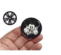 decal arts 4 x 60 mm 3D gel per cerchioni, cerchi universali, coprimozzo, mickey mouse medio stile veicolo auto sintonizzazione emblema veicolo auto tuning emblema