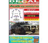DECAL AUDI QUATTRO A1 F.WITTMANN R. DE PORTUGAL 1983 7th (04)