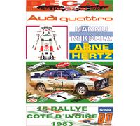 DECAL AUDI QUATTRO A2 H.MIKKOLA R. CÔTE D´IVOIRE 1983 2nd (04)
