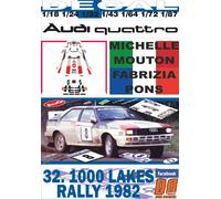 DECAL AUDI QUATTRO M.MOUTON R. OF THE 1000 LAKES 1982 DnF (04)