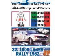 DECAL AUDI QUATTRO M.MOUTON R. OF THE 1000 LAKES 1982 DnF (04)