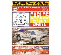 DECAL AUDI QUATTRO S1 AZUL CARLOS SAINZ CARRERA CAMPEONES BARCELONA 1990 (04)