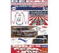 DECAL AUDI SPORT QUATTRO S1 BOBBY UNSER PIKES PEAK 1986 WINNER (04)