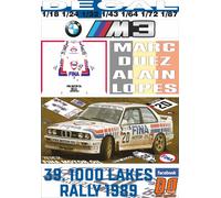 DECAL BMW M3 E30 M.DUEZ 1000 LAKES R.1989 12h (04)