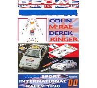 DECAL COLIN MCRAE AUDI SPORT Rally 1990 2nd (04)