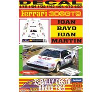 DECAL FERRARI 308 GTB J.BAYO R. COSTA BRAVA 1985 7th (04)