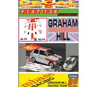 DECAL FIAT 126 PADDOCK CAR GRAHAM HILL EMBASSY F1 TEAM (04)
