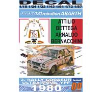 DECAL FIAT 131 ABARTH A.BETTEGA R.CODASUR 1980 DnF (04)