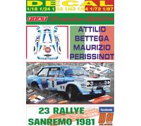 DECAL FIAT 131 ABARTH A.BETTEGA R.SANREMO 1981 DnF (04)