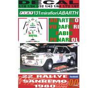 DECAL FIAT 131 ABARTH "ICARUS" A.VUDAFIERI R.SANREMO 1980 DnF (04)