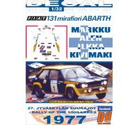 DECAL FIAT 131 ABARTH M. ALEN 1000 LAKES R. 1977 DnF (04)