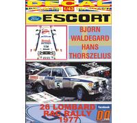 DECAL FORD ESCORT RS 1800 BJORN WALDEGARD RAC RALLY 1977 WINNER (04)
