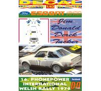DECAL FORD ESCORT RS 1800 MK II JIM DONALD WELSH R. 1979 7th (04)