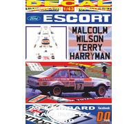 DECAL FORD ESCORT RS 1800 MKII M. WILSON RAC R. 1980 DnF (04)