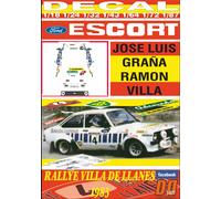 DECAL FORD ESCORT RS MKII JOSE LUIS GRAÑA RALLYE VILLA DE LLANES 1983 (04)