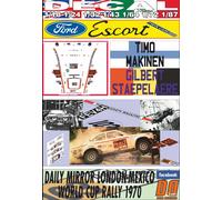 DECAL FORD ESCORT TWIN CAM T.MAKINEN R.LONDON-MEXICO 1970 5th (04)