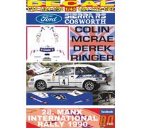 DECAL FORD SIERRA RS COSWORTH C.McRAE MANX INTERNATIONAL R. 1990 3rd (04)