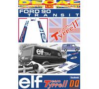 DECAL FORD TRANSIT TEAM TYRRELL ELF (04)