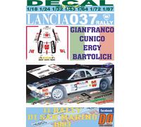 DECAL LANCIA 037 RALLY F.CUNICO R. SAN MARINO 1983 DnF (04)