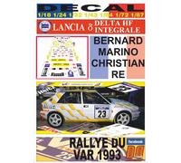 DECAL LANCIA DELTA HF INTEGRALE B. MARINO R. DU VAR 1993 (04)
