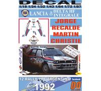 DECAL LANCIA DELTA HF INTEGRALE J.RECALDE R.ARGENTINA 1992 DnF (04)