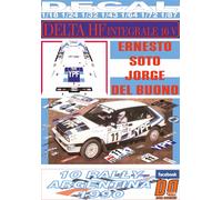 DECAL LANCIA DELTA INTEGRALE 16V E. SOTO R. ARGENTINA 1990 5th (04)