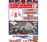 DECAL LANCIA FULVIA HF 1.6 COUPE HF S.LAMPINEN RAC 1972 5th (04)