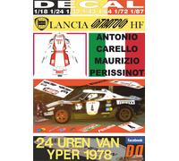 DECAL LANCIA STRATOS HF A.CARELLO YPRES 24 HOURS R. 1978 3rd (04)
