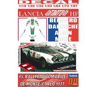 DECAL LANCIA STRATOS HF B.DARNICHE R.MONTECARLO 1977 DnF (04)