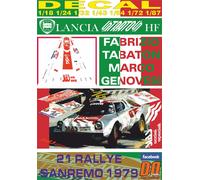 DECAL LANCIA STRATOS HF F.TABATON R.SANREMO 1979 DnF (04)