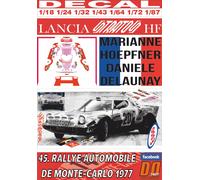 DECAL LANCIA STRATOS HF M.HOEPFNER R.MONTECARLO 1977 DnF (04)