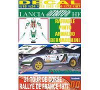 DECAL LANCIA STRATOS HF R.PINTO TOUR DE CORSE 1977 2nd (04)